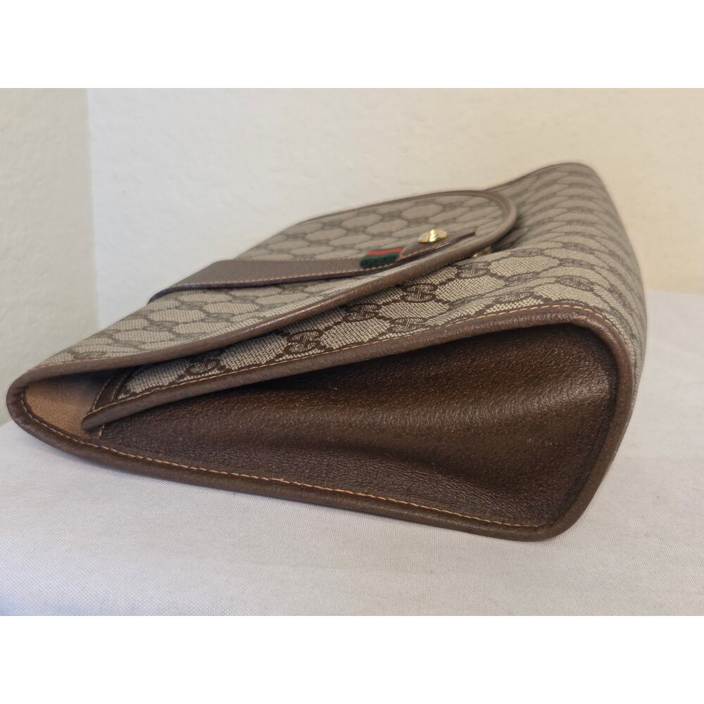 SOLD Gucci GG Supreme Clutch Bag Envelope Pouch Ophidia Vintage Monogram - Picture 5 of 16